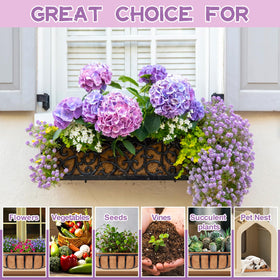 Riare liners fit wall planters and baskets for versatile indoor-outdoor decorating.