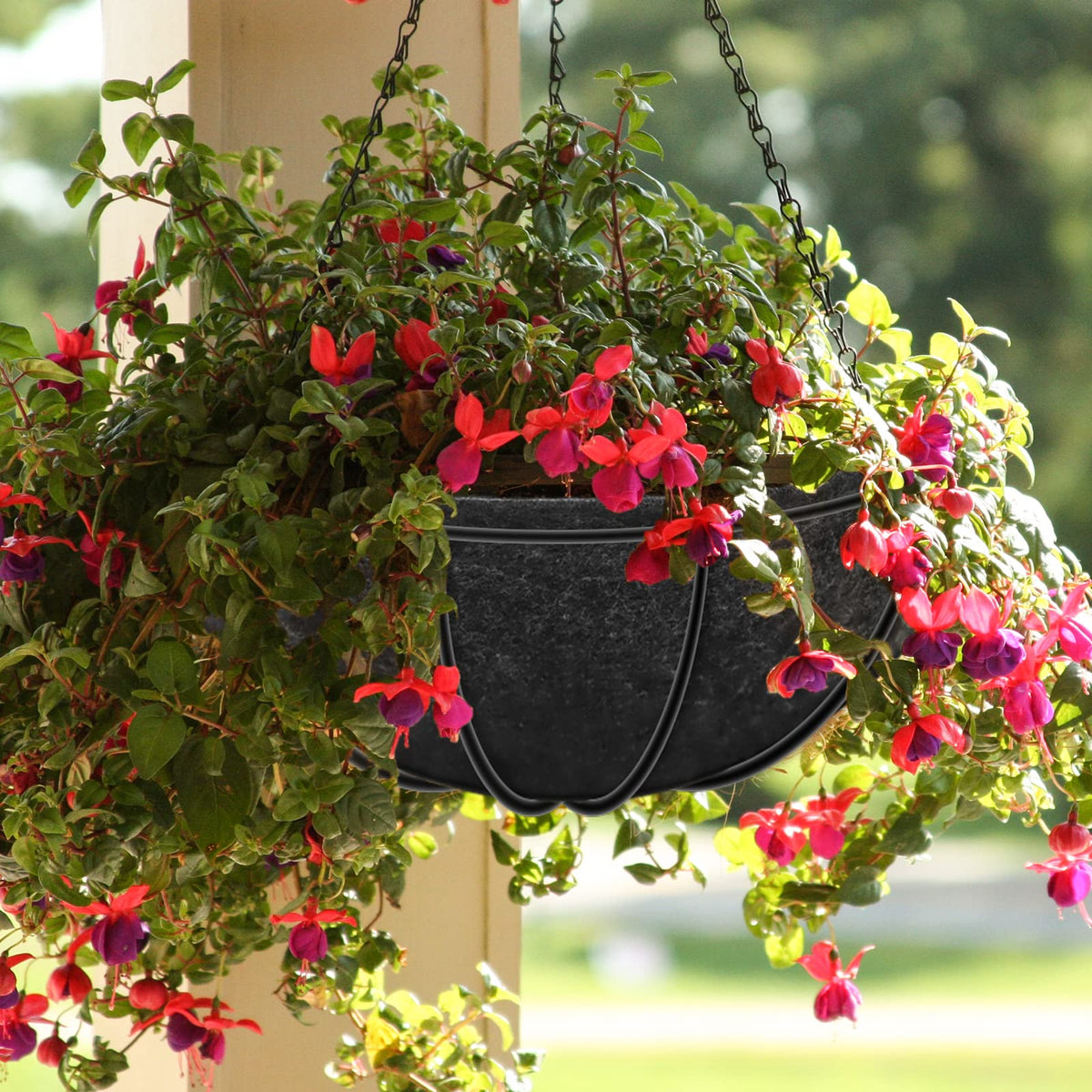 Riare indoor-outdoor decor liner fits various baskets for stylish displays.
