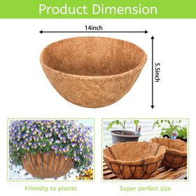Riare liner in a pot demonstrates moisture retention and fit