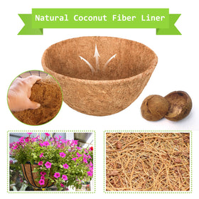 Riare natural coconut coir basket liner supports healthy roots with breathable material