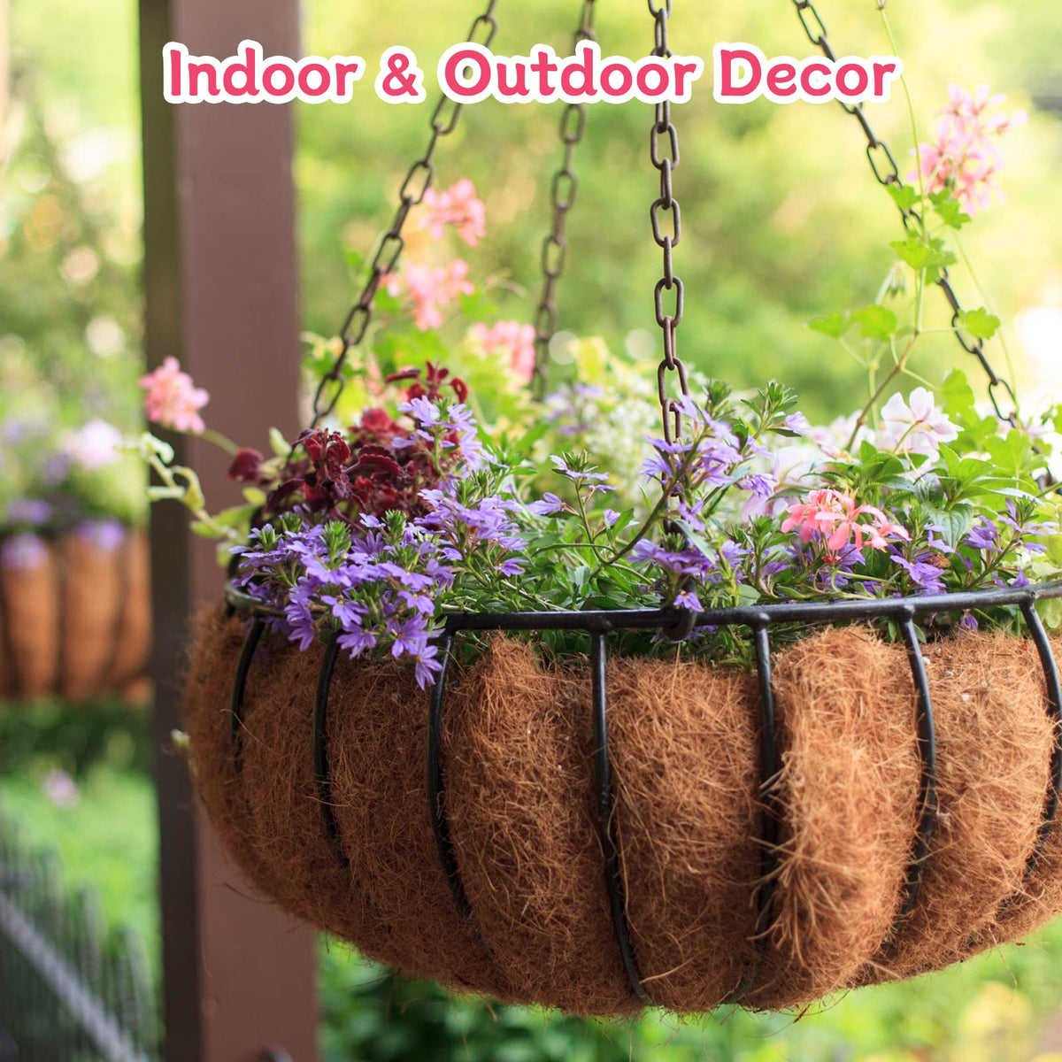 Riare liner versatile for baskets, planters, window boxes, and decor.