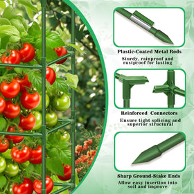 Riare plant ties included to secure vines and stems.