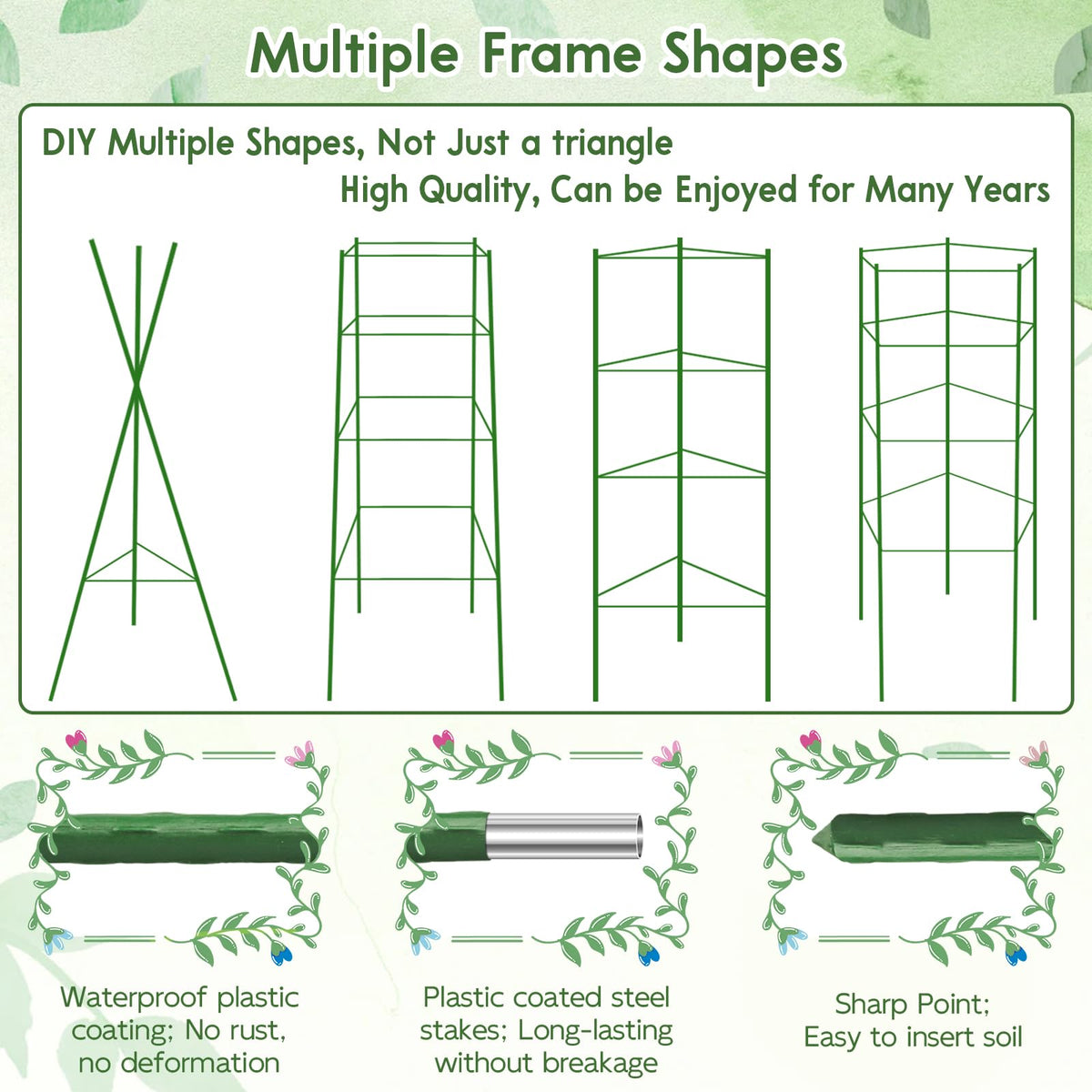 Riare adjustable height system adapts to plant growth with connecting pipes.