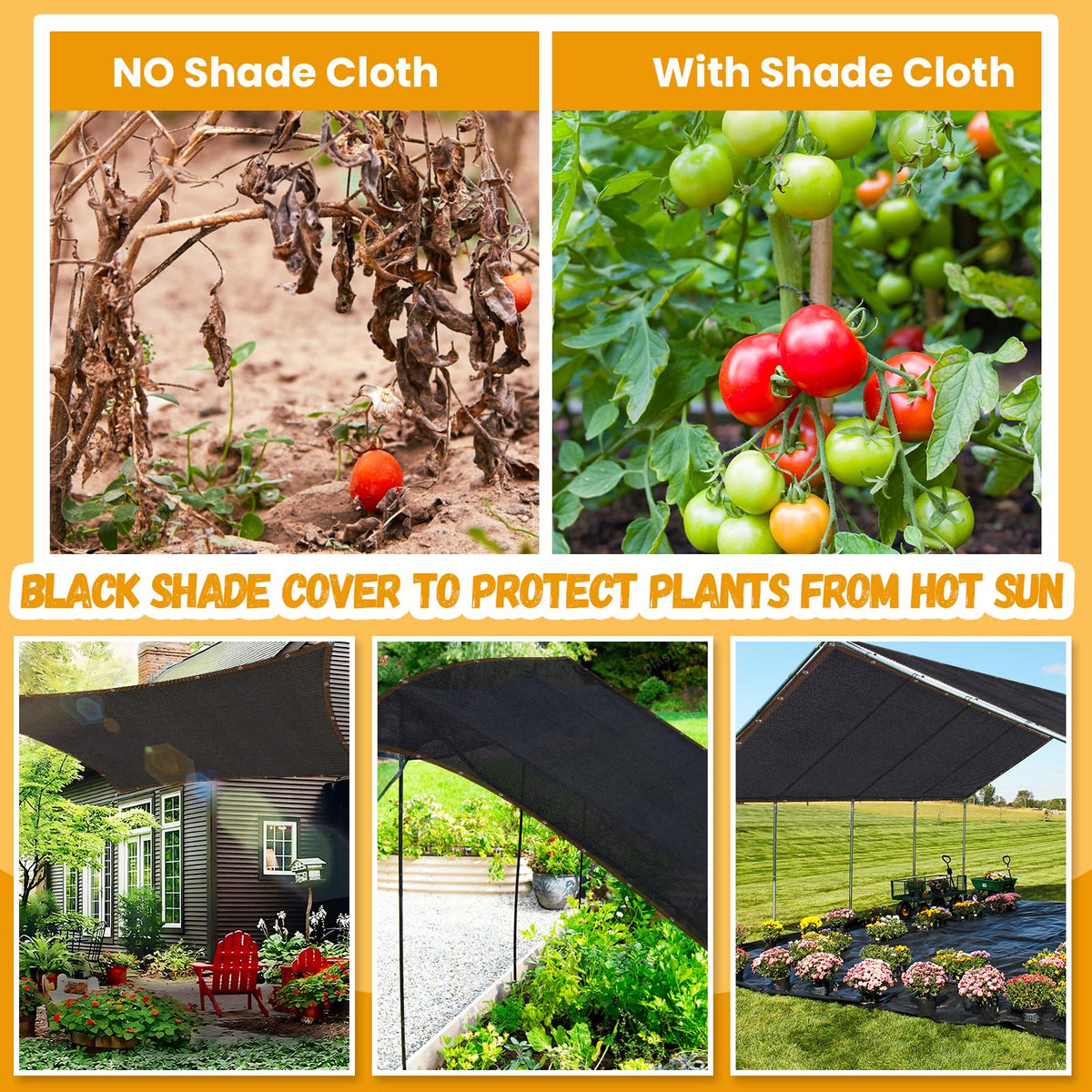 Riare versatile outdoor shade cloth for garden and patio use