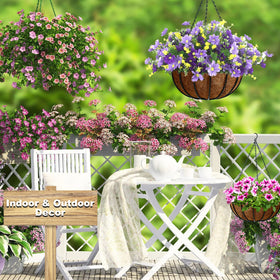 Riare liners adding clean natural décor to home gardens.
