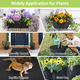 Riare liner suitable for planters baskets and garden containers