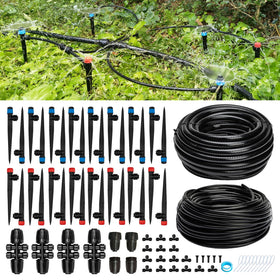 Riboud Quick-Connect 200ft kit front view for easy plug-and-play irrigation