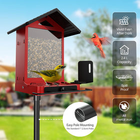RichBird chew-proof metal body for resilient bird feeding
