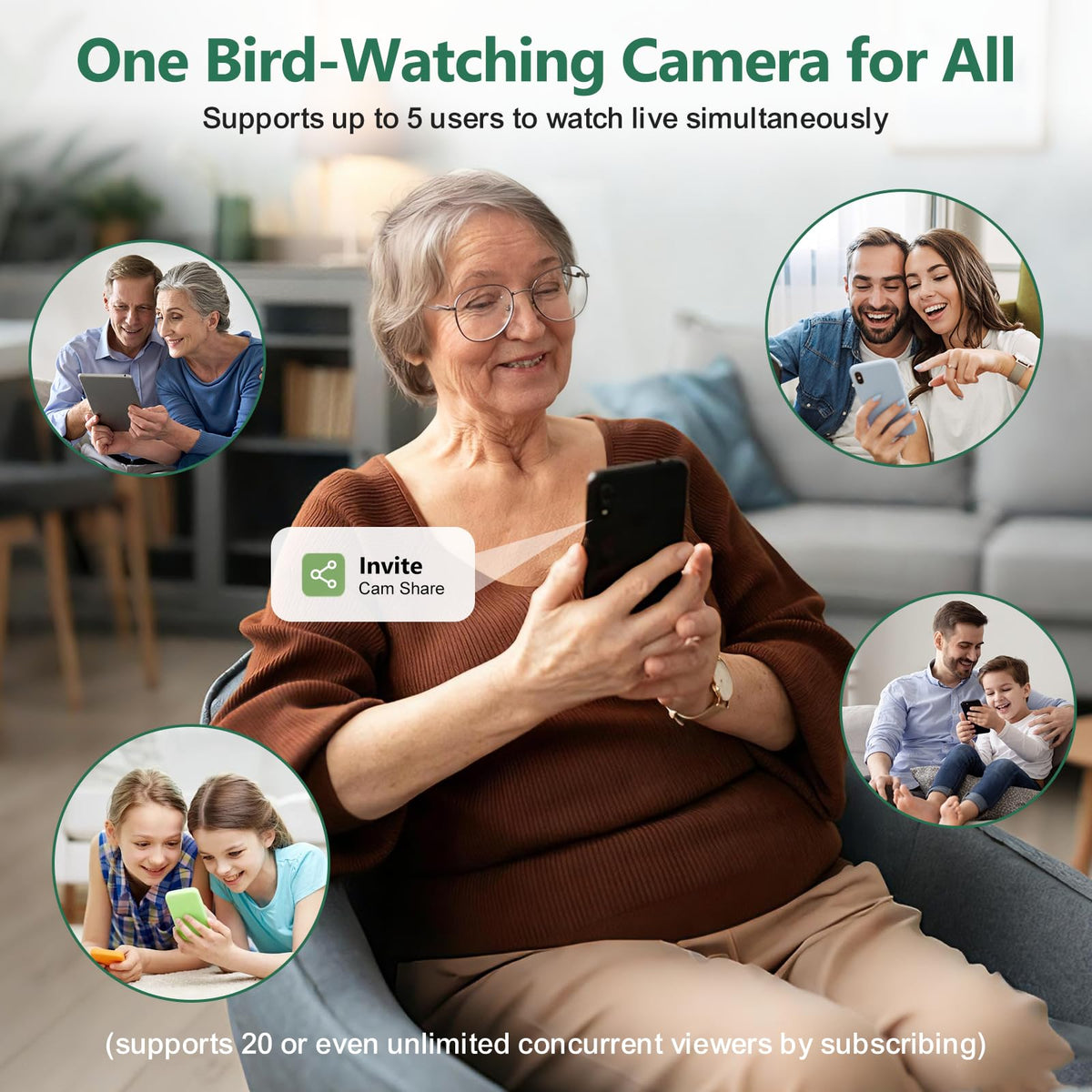 RichBird Auto-record with cloud and SD storage preserves memorable moments.