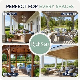 RichSets curtains are machine washable for easy maintenance