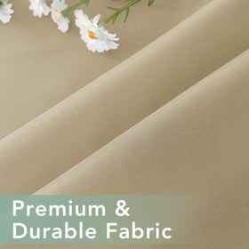 RichSets tab-bottom design minimizes flutter for a tidy outdoor look
