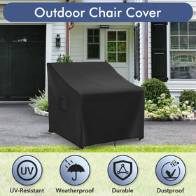 Richwon Adirondack chair cover sized to fit 32w x 37d x 36h inches