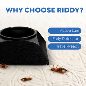 Riddy trap used in luggage during travel for discreet monitoring
