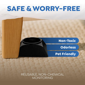 Riddy non-toxic, odorless monitoring trap for safe home use