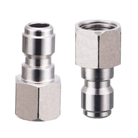 RIDGE WASHER 2-pack quick connect fittings ready for tools.