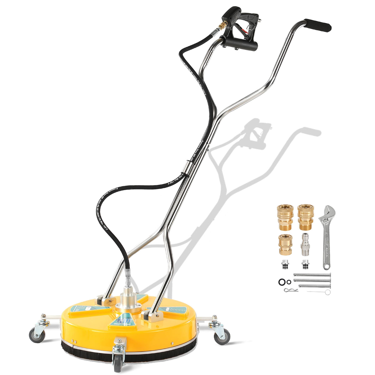 RIDGE WASHER surface cleaner with dual handle for efficient large-area cleaning