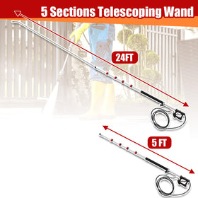 RIDGE WASHER 3-curve-wands manage angled cleaning with precision.