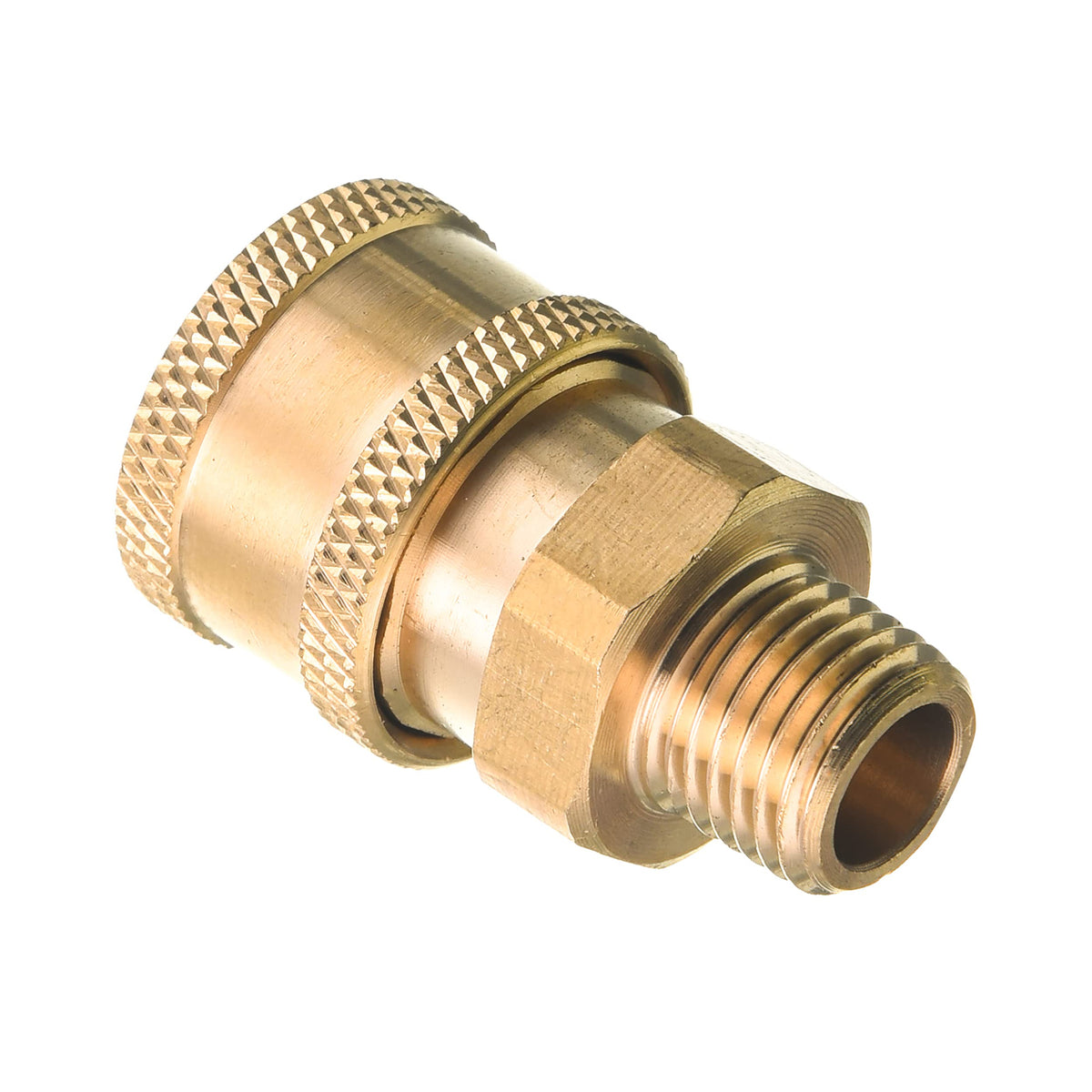 RIDGE WASHER two-pack of brass adapters ready for fast tool swaps.