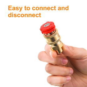 RIDGE WASHER 5000 PSI-rated fittings demonstrate heavy-duty performance for demanding tasks.