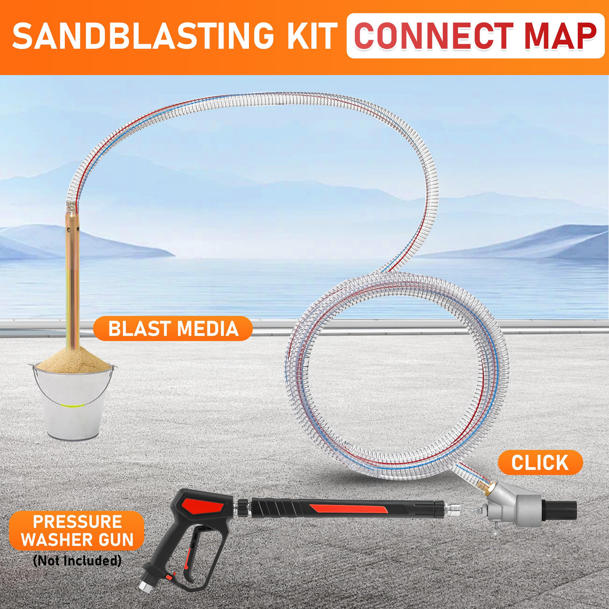 RIDGE WASHER wet blasting minimizes dust while cooling media for safer use.
