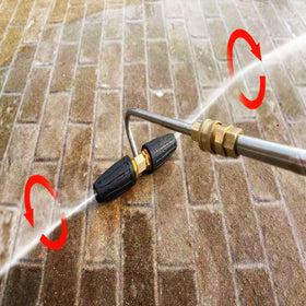 RIDGE WASHER gutter cleaner works with most extension wands