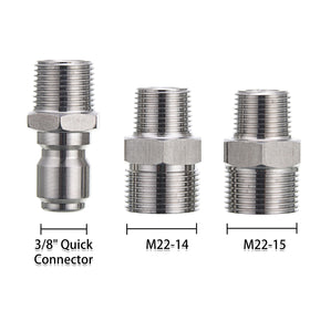 RIDGE WASHER M22 fittings for versatile attachment options.