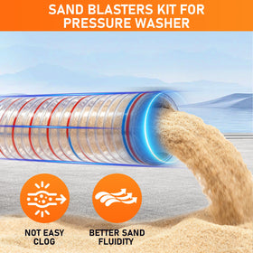 RIDGE WASHER kit removes graffiti, rust, and scale from metal, brick, and wood.