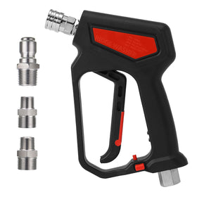 RIDGE WASHER pressure gun short for easy handling and quick cleanups.
