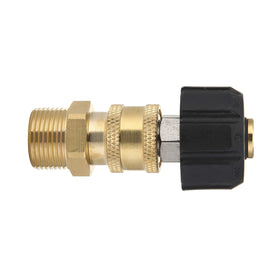 RIDGE WASHER pressure washer adapter enables high-pressure cleaning up to 5000 PSI usage.