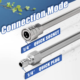 RIDGE WASHER stainless steel wand for durable, rust-resistant performance