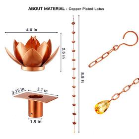 Rifachua galvanized iron construction resists rust for durable downspout replacement