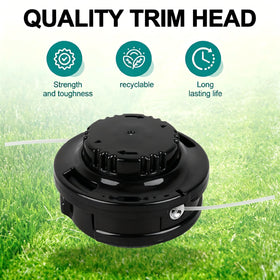 Pre-installed 0.08 inch trimming cord ready to use