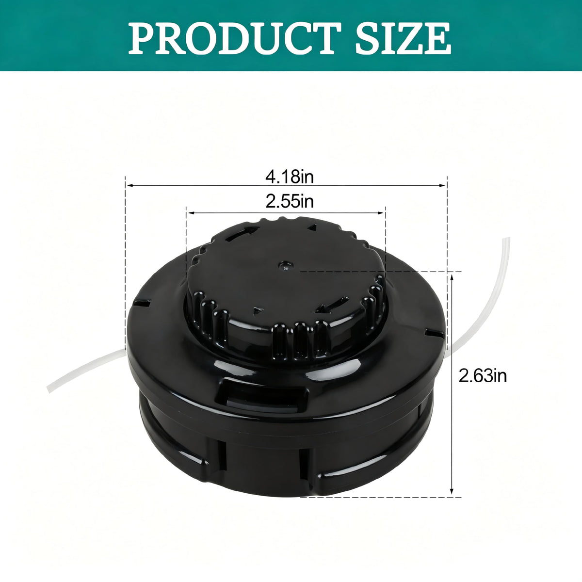 Rifatrio 191R00-0 trimmer head compatible with XRU15-18 for simple threading