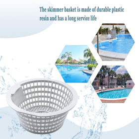 Rifatrio skimmer basket is easy to clean and maintain
