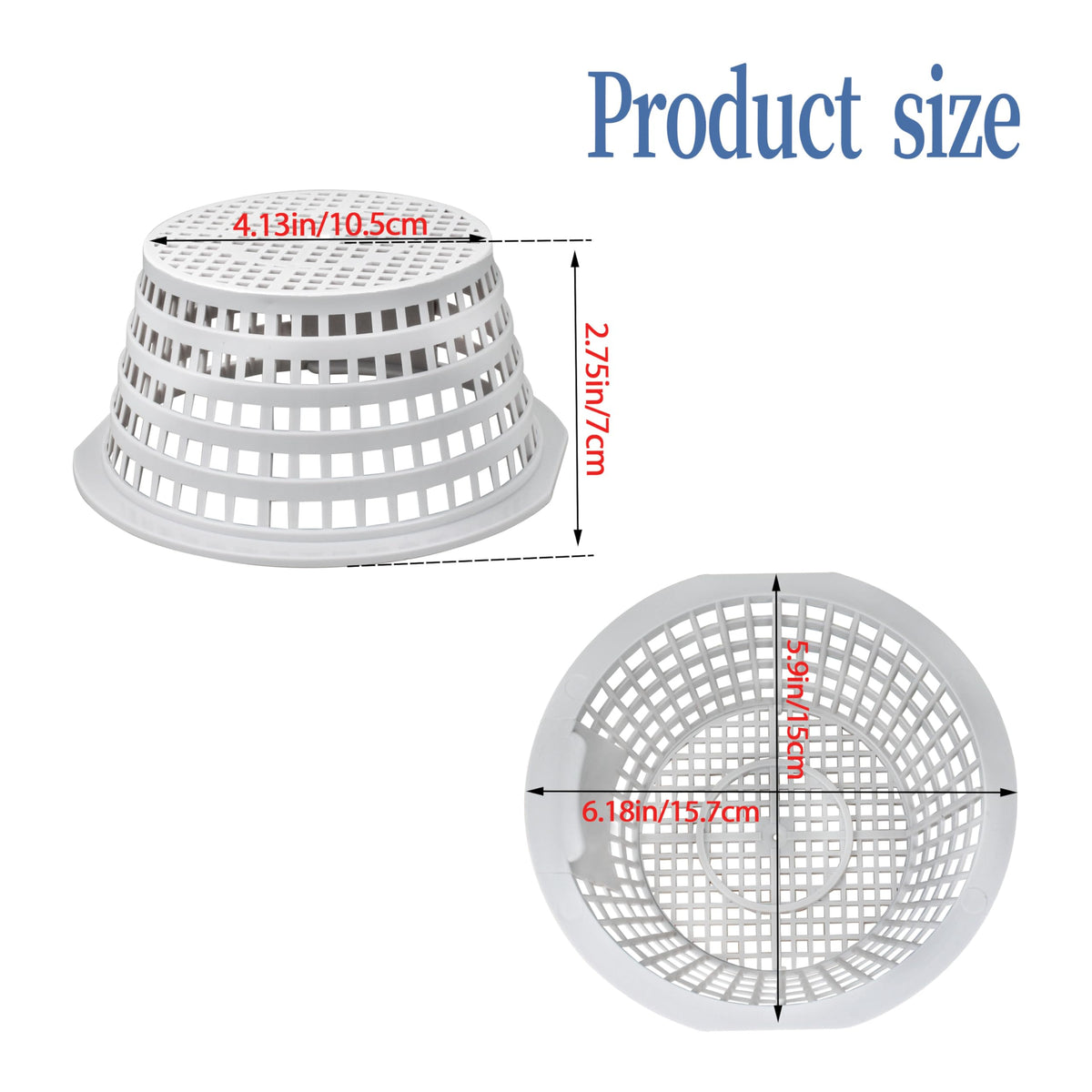 Rifatrio skimmer basket for Olympic ACM88 ensures secure fit and easy replacement
