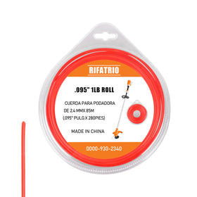 Rifatrio stihl-trimmer-line 0.095 on a 280ft spool for durable edging.
