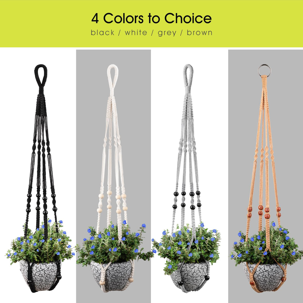 Fits pots from 5 to 10 inches in diameter.