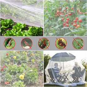 RIFNY Pest barrier netting guards vegetables and fruits from animals and pests.
