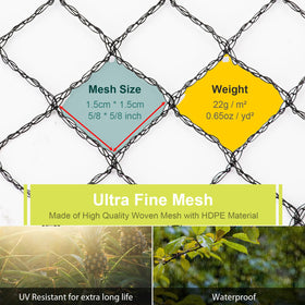 RIFNY landscape staples securely anchor the netting to soil.