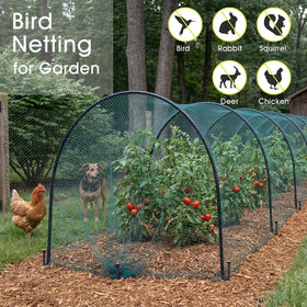 RIFNY netting 5/8-inch mesh closeup shows breathable protection for plants.