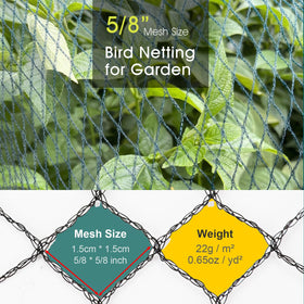 RIFNY netting around fruit trees protects harvest from birds and mammals.