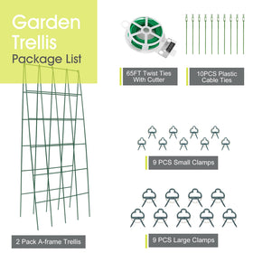 RIFNY plastic cable ties pack for secure garden fastening.
