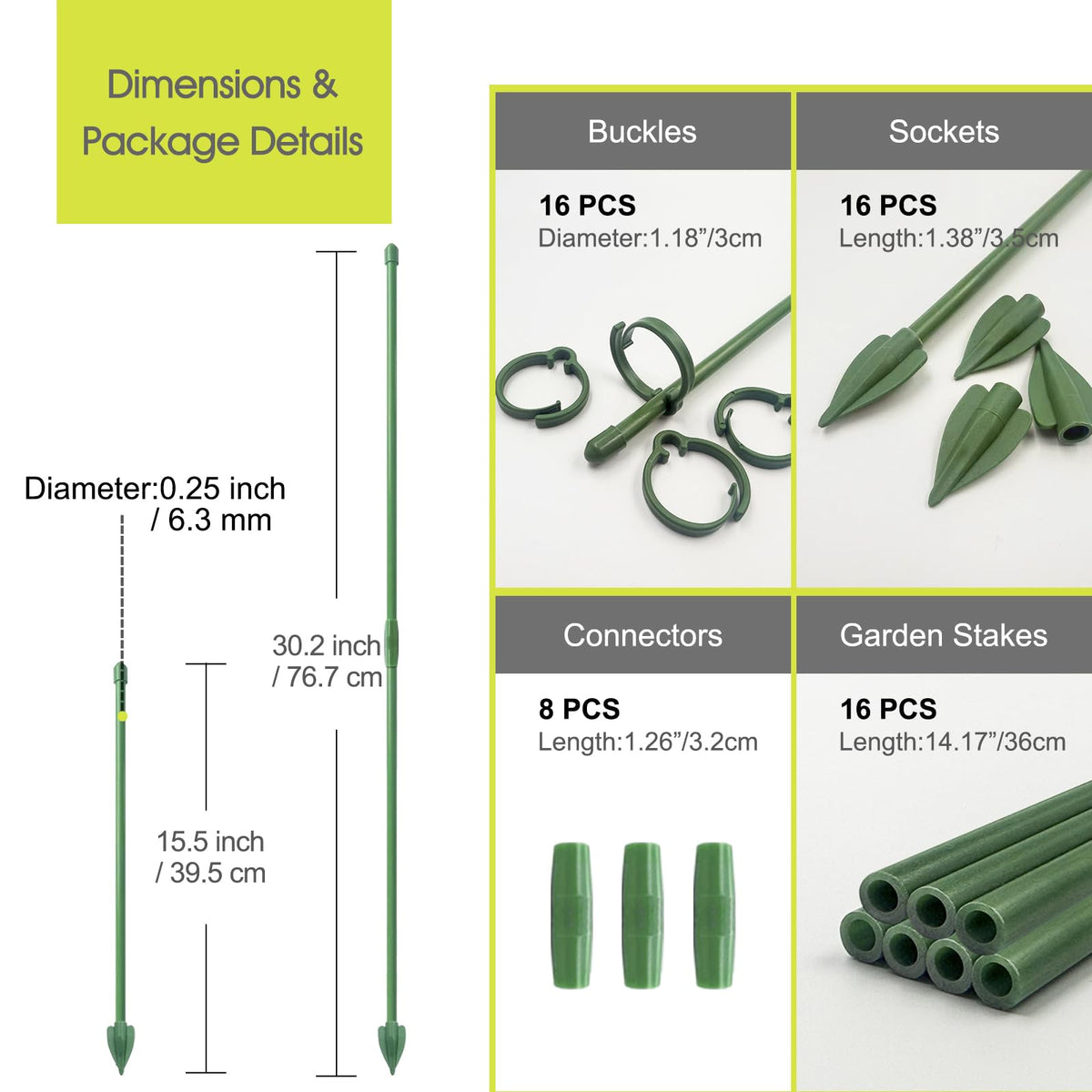 RIFNY versatile stake suitable for tomatoes, monstera, orchids, and more