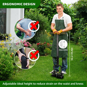 RIFPOD's durable iron shell resists rust for long-lasting lawn care.