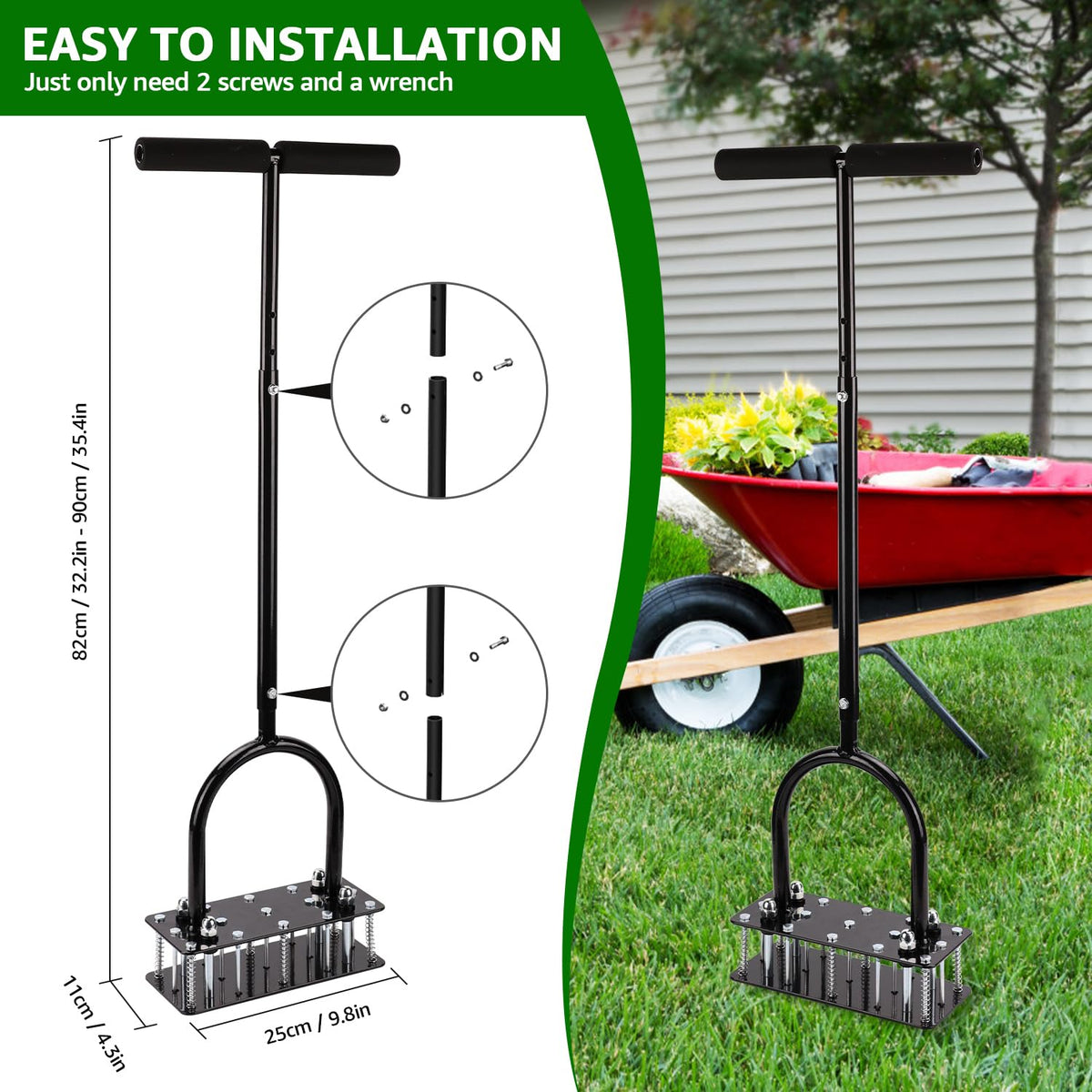 RIFPOD lawn tool is durable and rust-resistant for long-term outdoor use