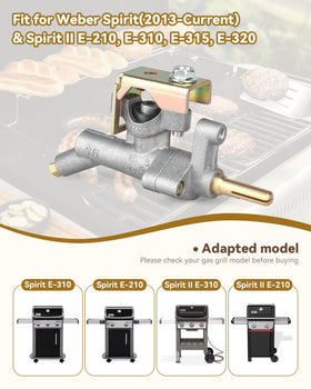 Rigshru burner valve closeup highlighting durable construction and precise gas regulation.