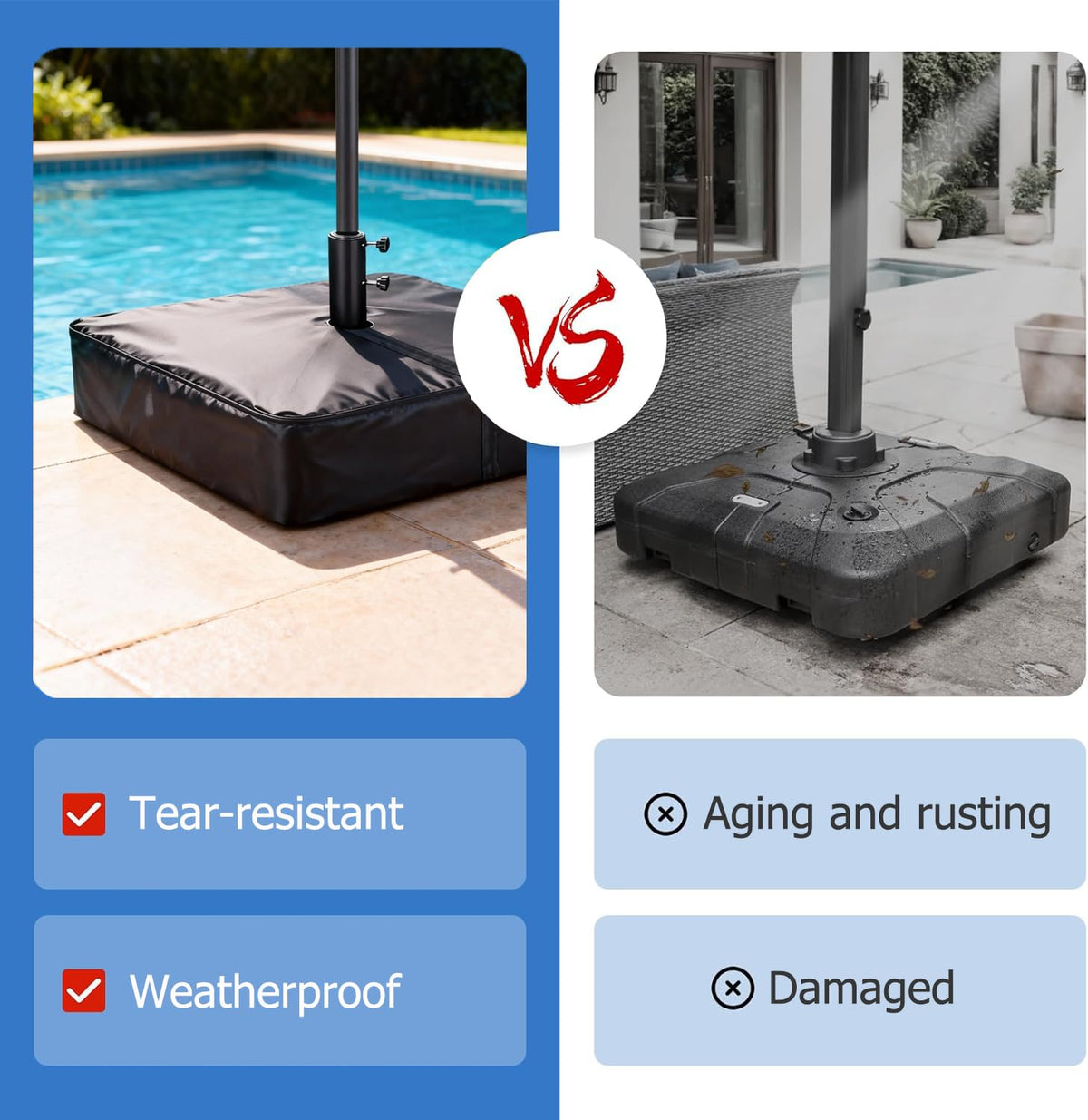 Rileytee base cover all-weather use ideal for garden and terrace