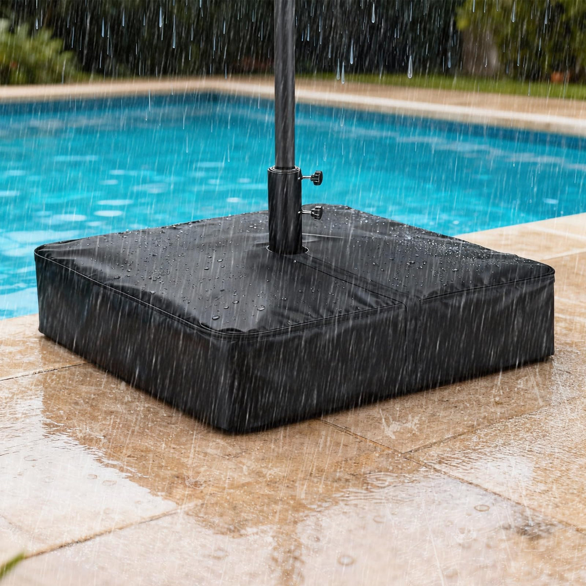 Rileytee base cover in a natural outdoor setting for versatile use