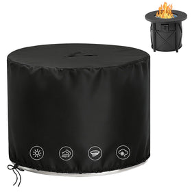 Rilime fire pit cover 30x25 round fits Bali Outdoors, protects from weather and debris