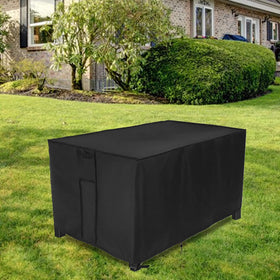 Rilime fire pit cover rectangular easy-on-off handles for quick use